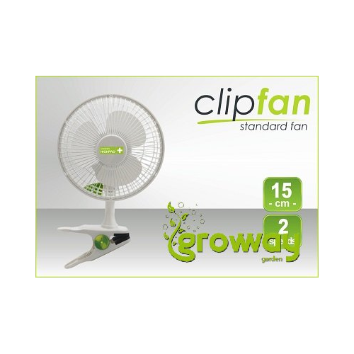 Garden High Pro Clip Fan 15 cm - Bílá