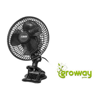 Ventilátor RAM s klipsnou oscilační 18cm (20W)