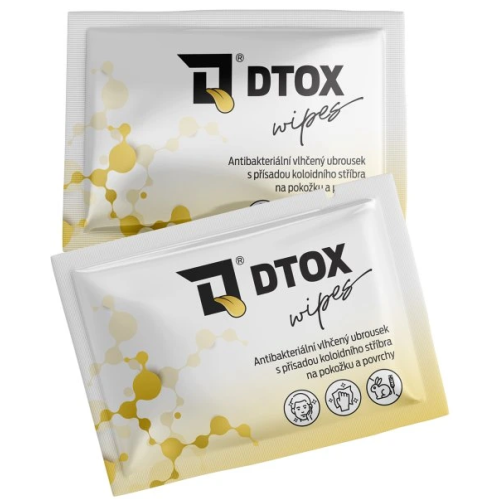 D-TOX wipes - vlhčené ubrousky