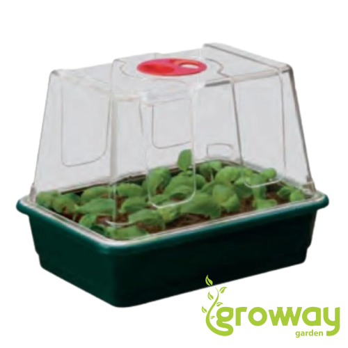 Garland skleník Small High Dome Propagator Black, tvrdý plast, nevyhřívaný, 23x17x18 cm