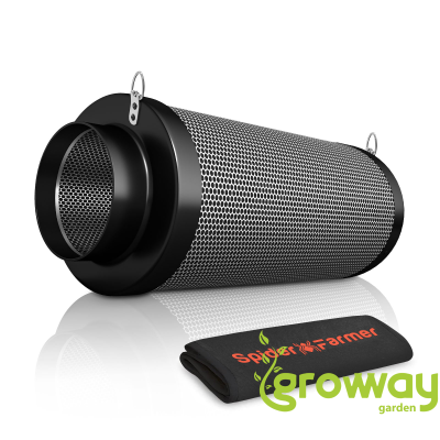 Uhlíkový filtr Spider Farmer 100 mm (až 348 m3/h)