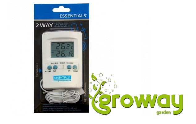 Essentials Digital - 2 Way - Sonda i pro měření teploty živ. roztoku -  Thermometer/Min Max Meter
