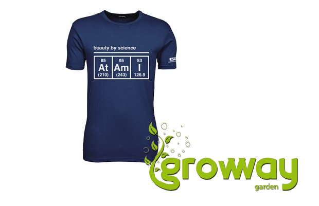 Pánské tričko - ATAMI - Beauty by Science - Indigo